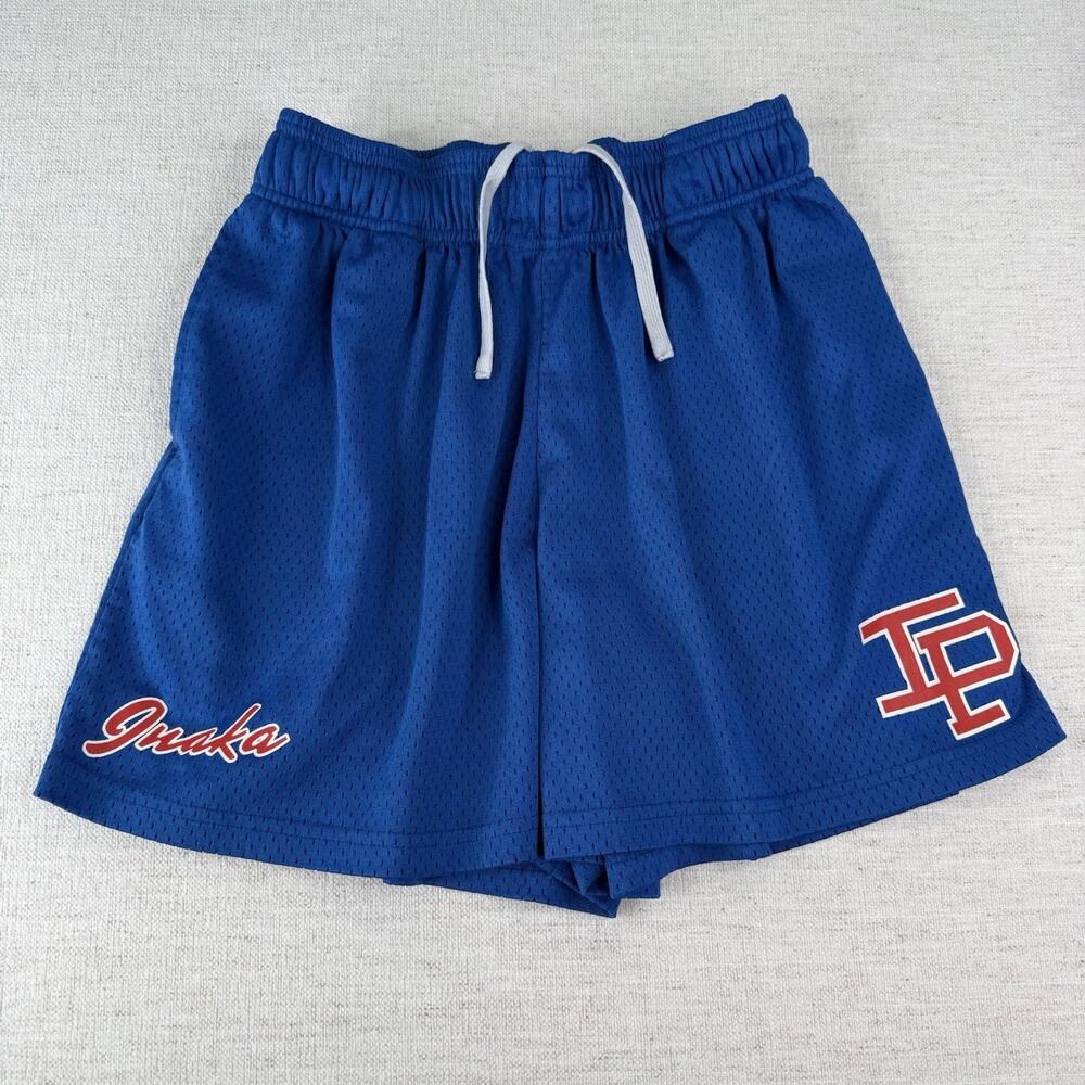 Inaka Power Blue Red Mesh Colorway 5” Inseam Gym Shorts Size M